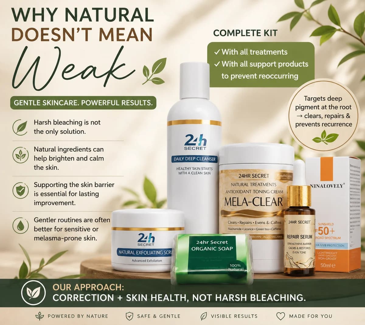 Why natural doesn't mean weak — gentle skincare, powerful results