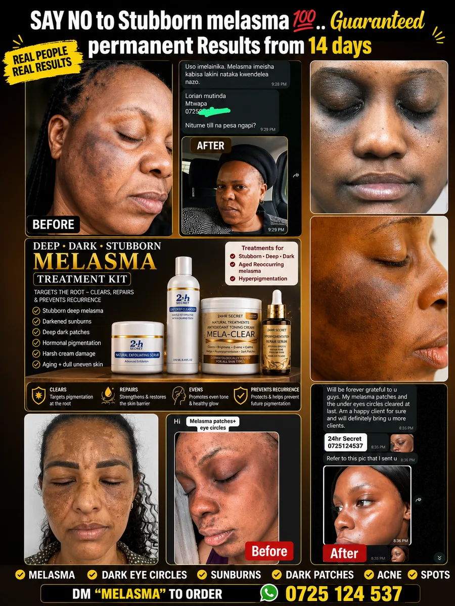 Deep Stubborn Dark Melasma & Hyperpigmentation Treatment + Repair Serum
